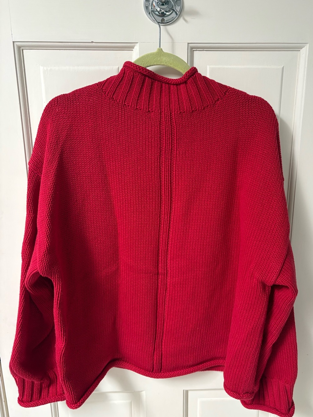 J.Crew red 2025 Rollneck Sweater M - Picture 7 of 8